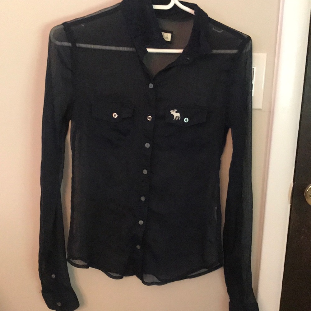 Sheer Button Down